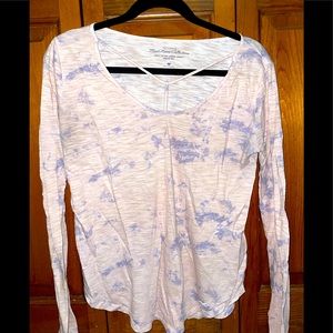 long sleeve tie dyed